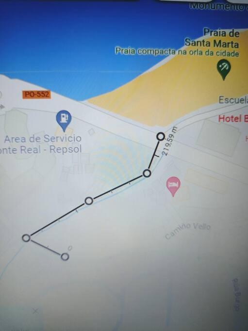 Apartamento Erizana Baiona Exterior foto